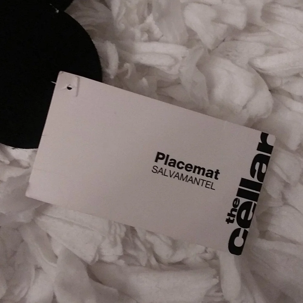 The cellar Placemat Salvamantel black set of 4‎
